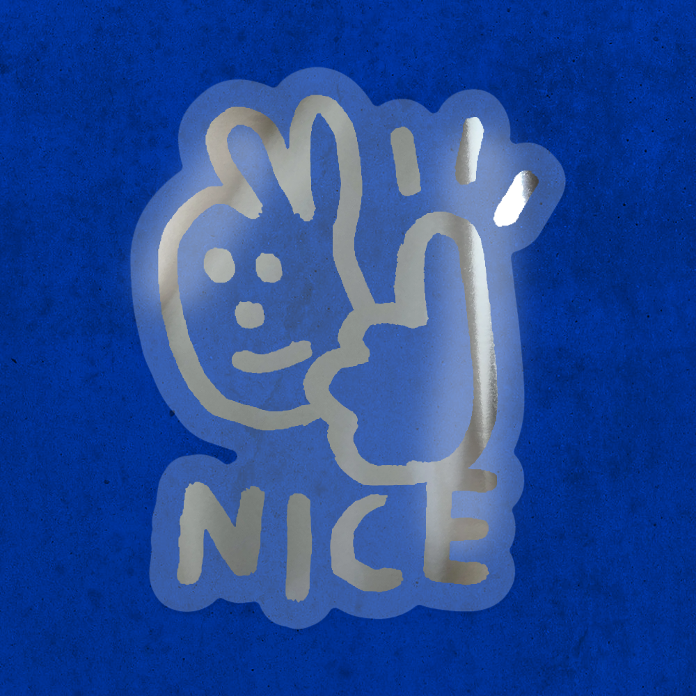 Custom foil gloss vinyl stickers