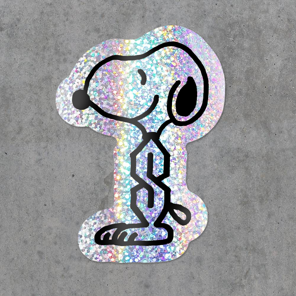 custom glitter vinyl sticker barcelona
