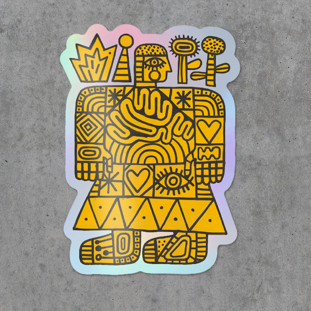 Custom Holographic Gloss Vinyl Stickers