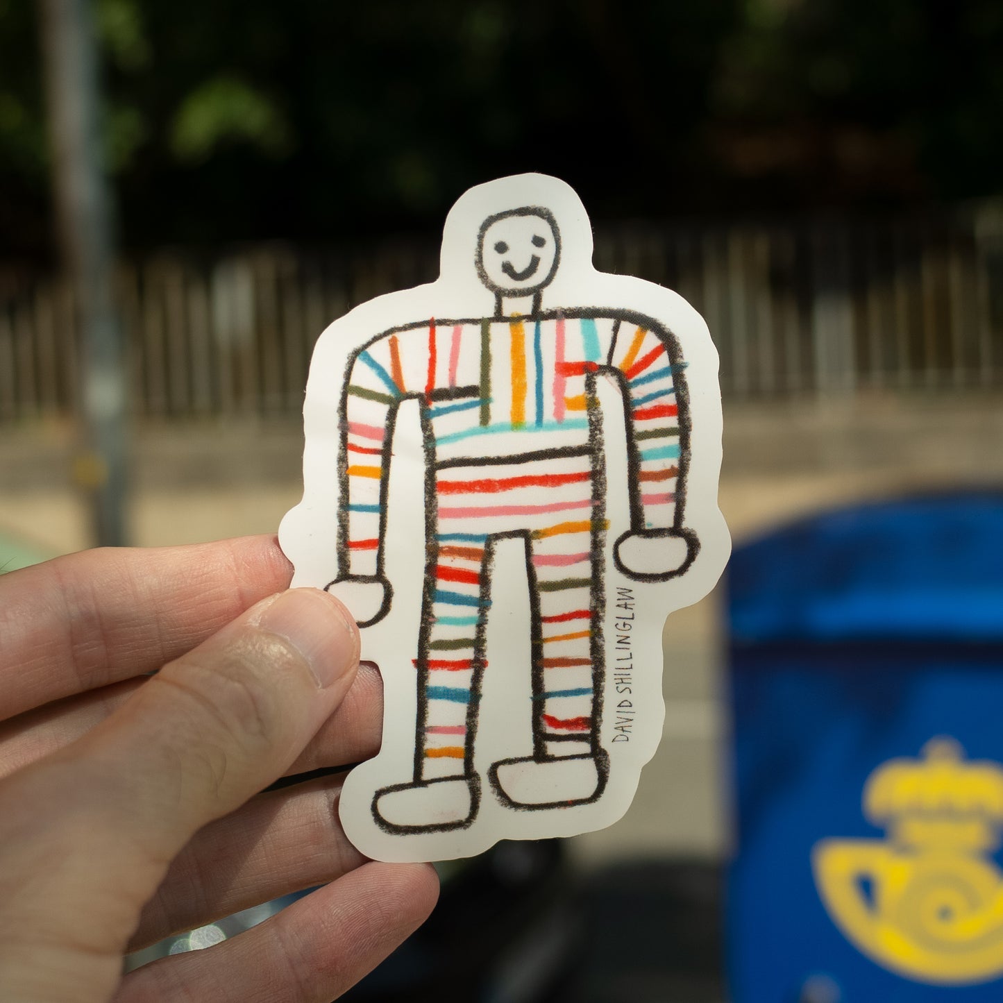 Custom White Eggshell Stickers
