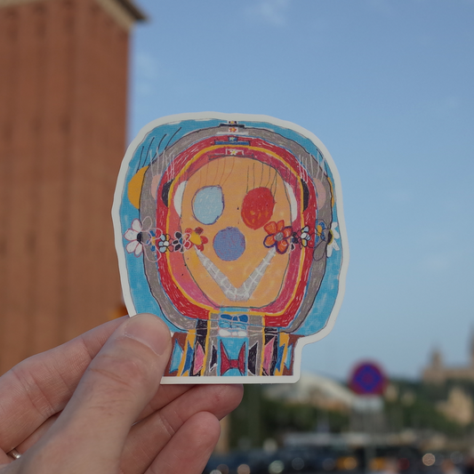 Custom White Glossy Vinyl Stickers