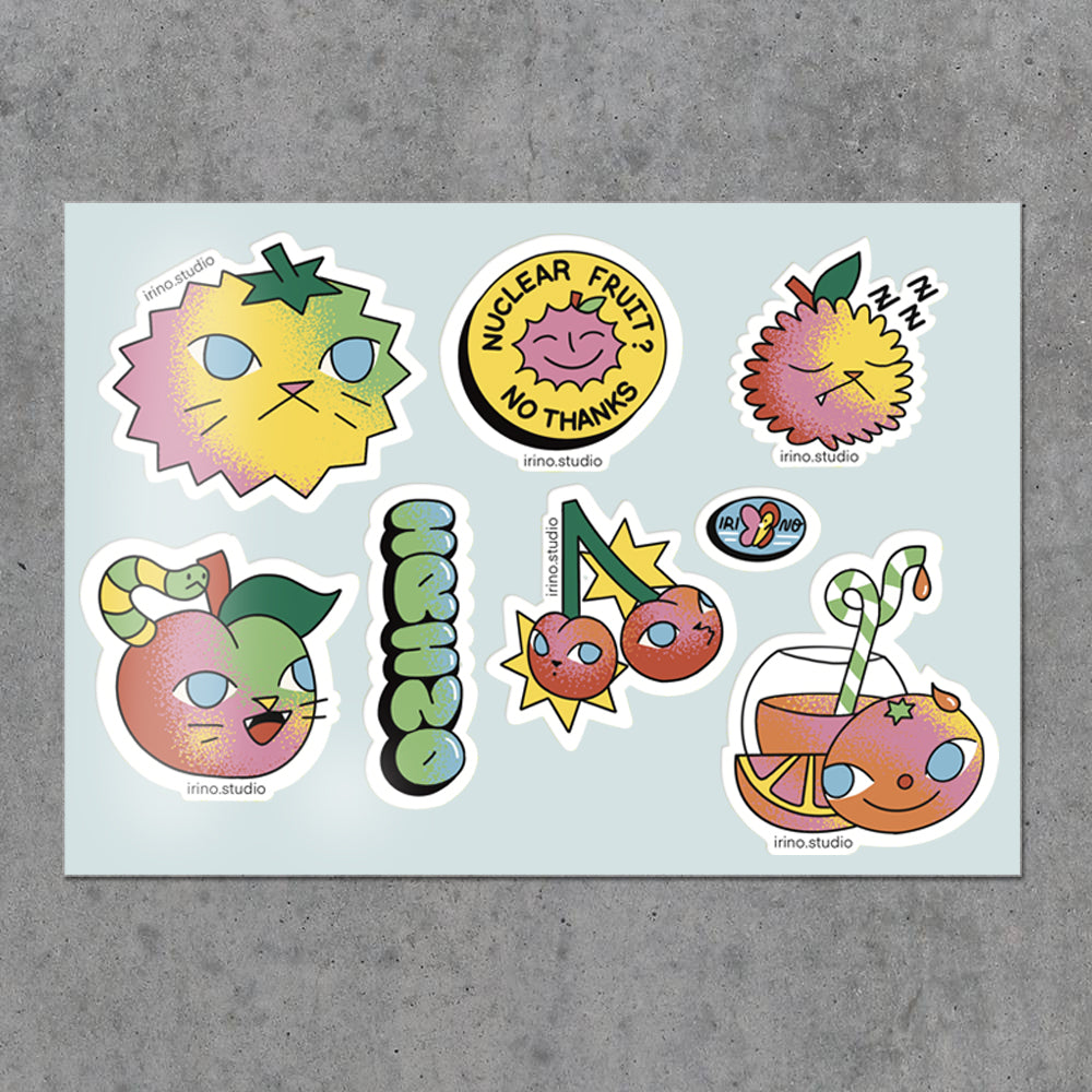 Custom Vinyl Sticker Sheet