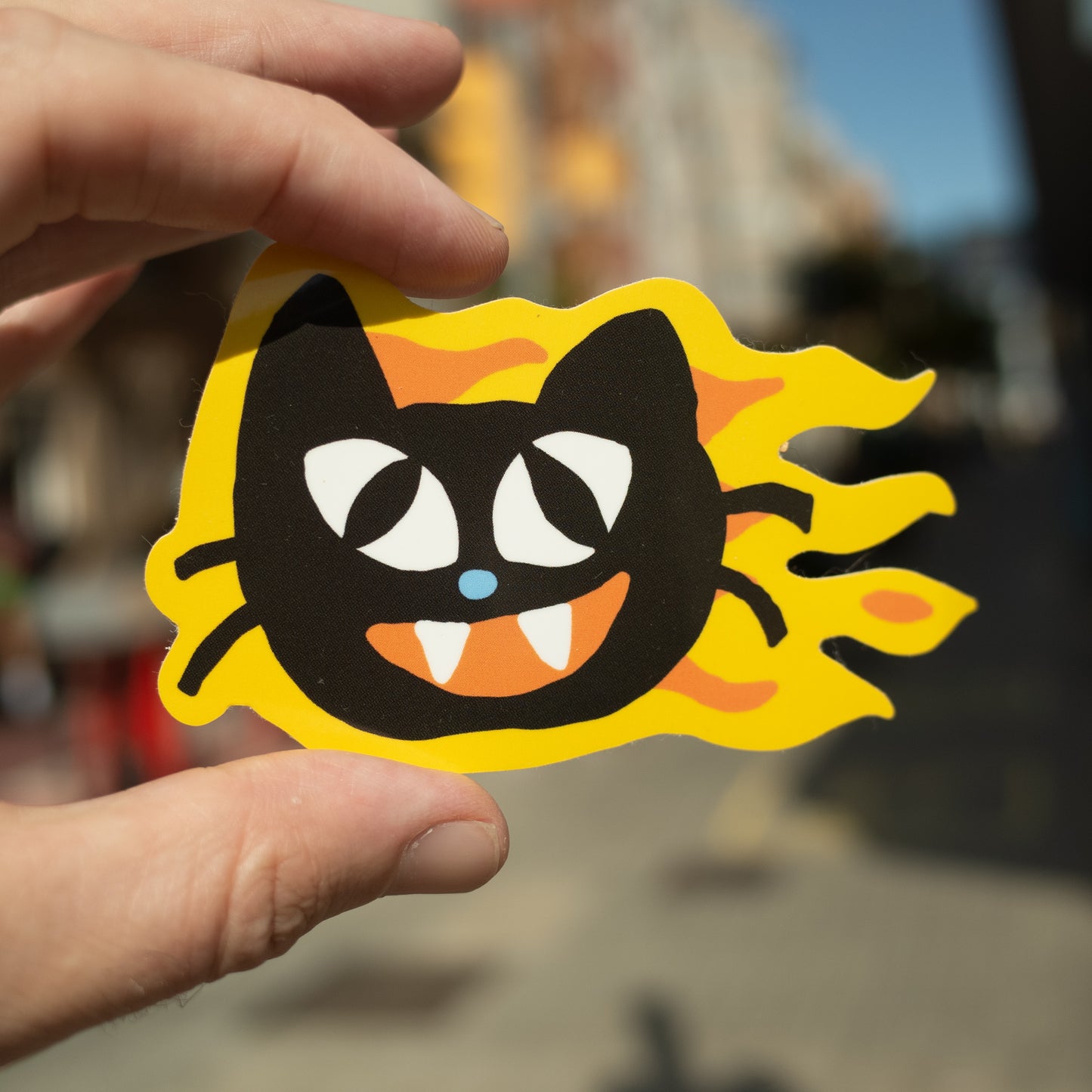 Custom White Matt Vinyl Stickers